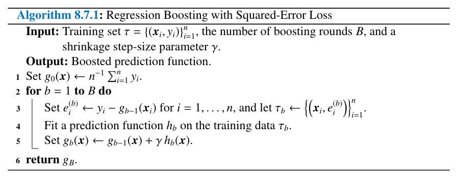 Regression boosting